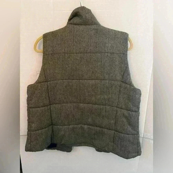 Chaps Denim English Equestrian Tweed Black/White Vest Men’s Size XL - Picture 2 of 4